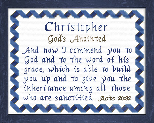 Name Blessings - Christopher