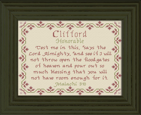Name Blessings - Clifford