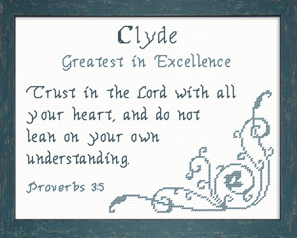 Name Blessings - Clyde