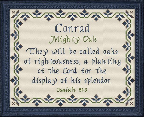 Name Blessings - Conrad
