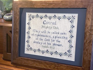 Conrad stitched by Nina Stone