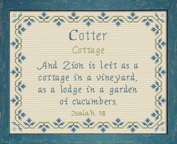 Name Blessings - Cotter