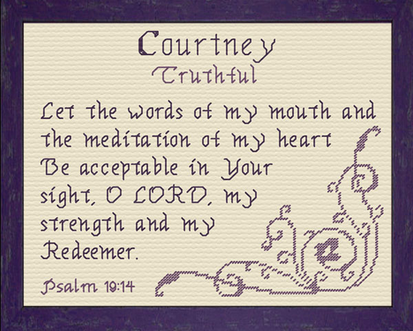 Name Blessings - Courtney3