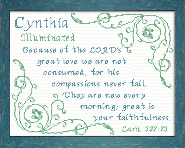Name Blessings - Cynthia2