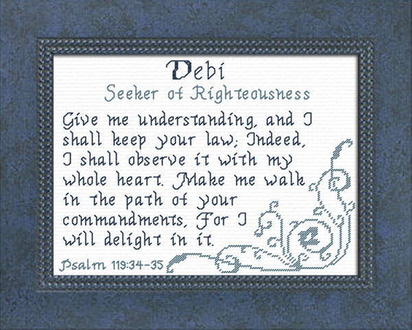 Name Blessings - Debi