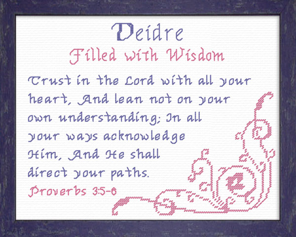 Name Blessings - Deidre