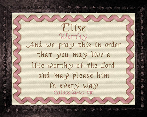 Name Blessings - Elise2