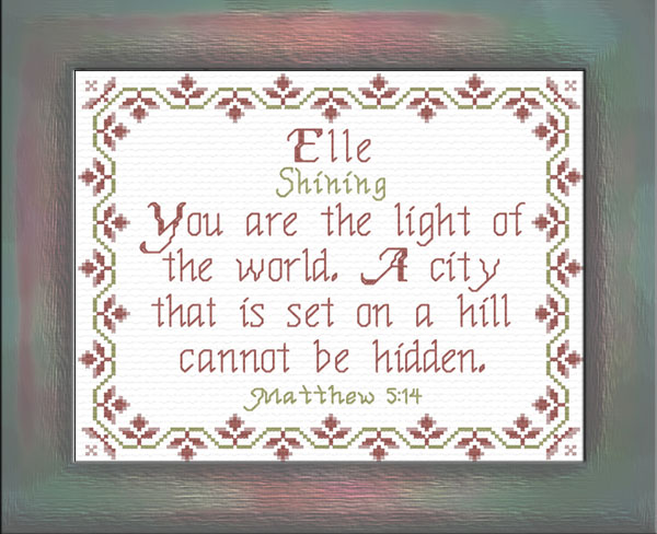 Name Blessings - Elle