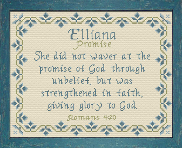 Name Blessings - Elliana