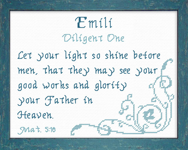 Name Blessings - Emili