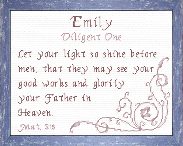 Name Blessings - Emily3