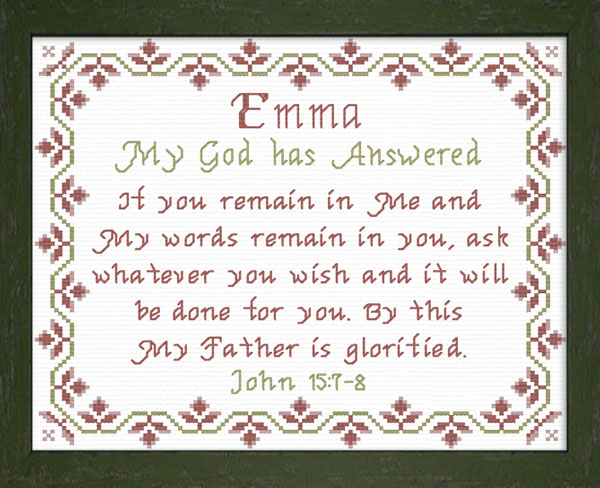 Name Blessings - Emma7