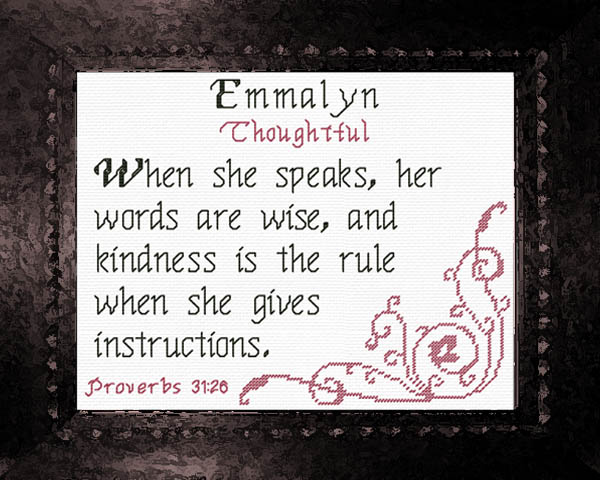 Name Blessings - Emmalyn
