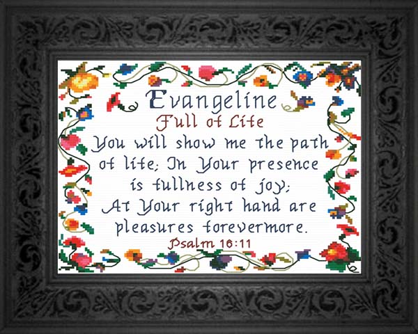 Name Blessings - Evangeline
