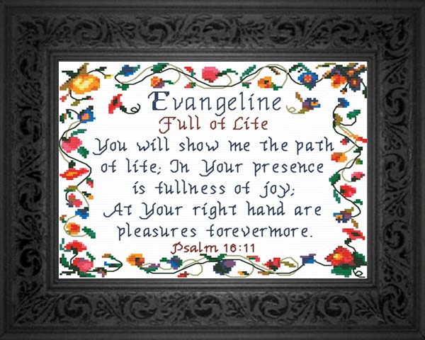 Name Blessings - Evangeline