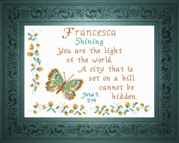 Name Blessings - Francesca