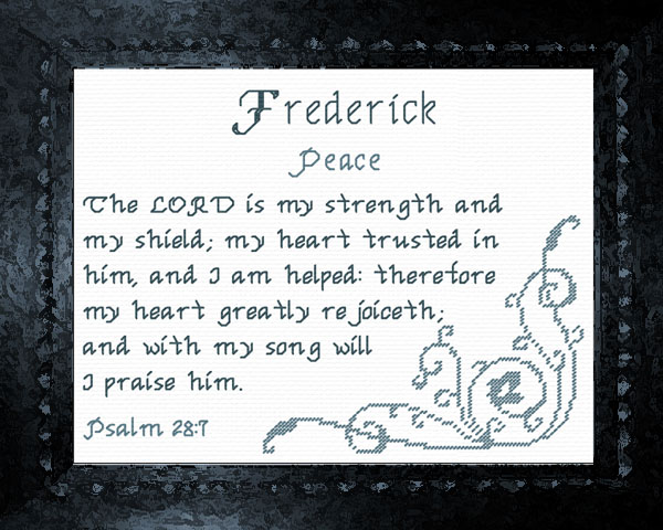 Name Blessings - Frederick