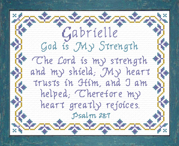 Name Blessings - Gabrielle