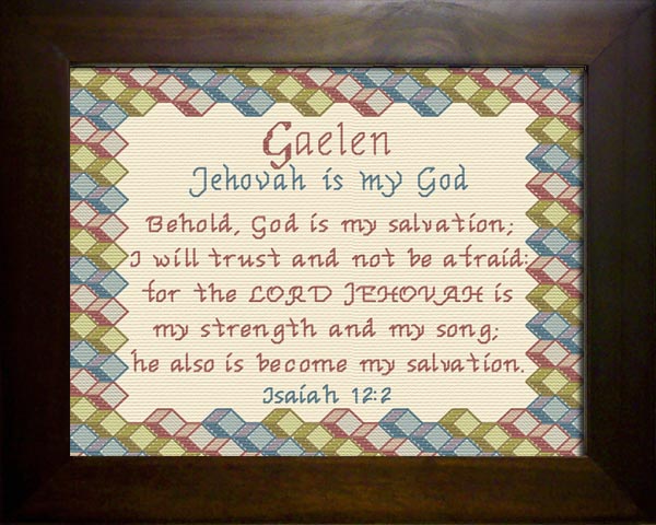 Name Blessings - Gaelen