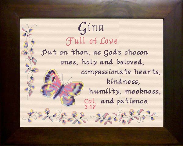 Name Blessings - Gina