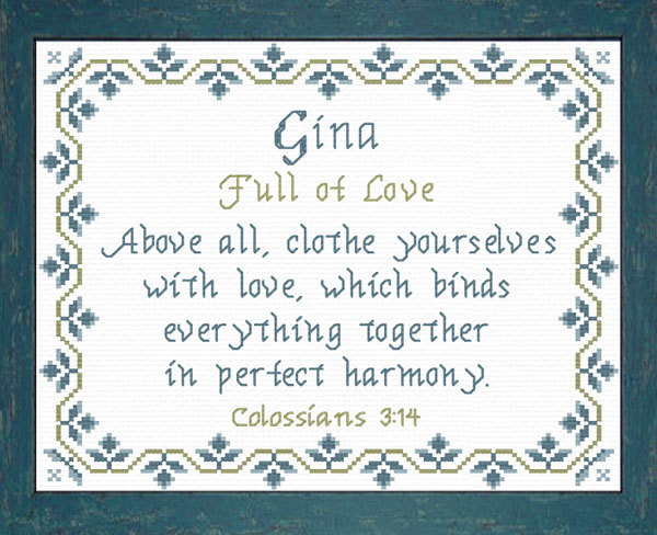 Name Blessings - Gina3