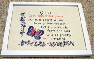 Grace stitched by Stephanie Ison