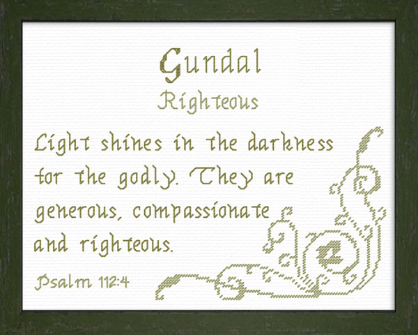 Name Blessings - Gundal