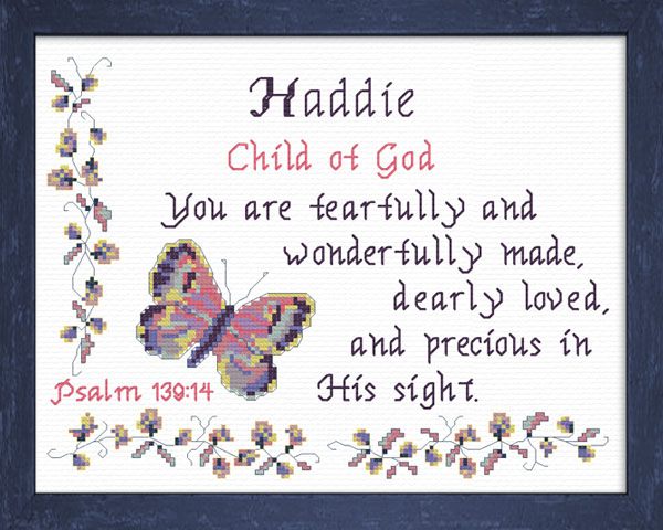 Name Blessings - Haddie