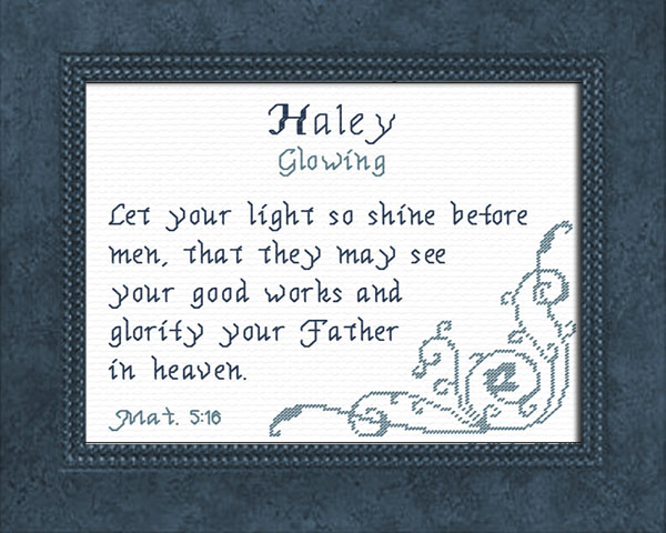 Name Blessings - Haley2