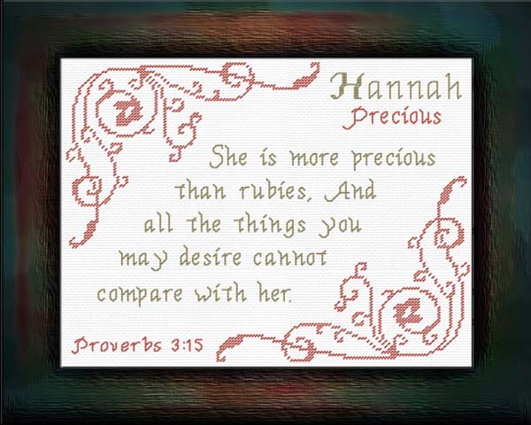 Name Blessings - Hannah