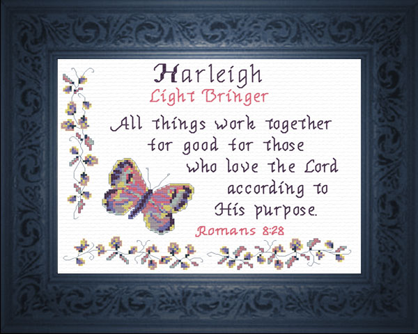 Name Blessings - Harleigh