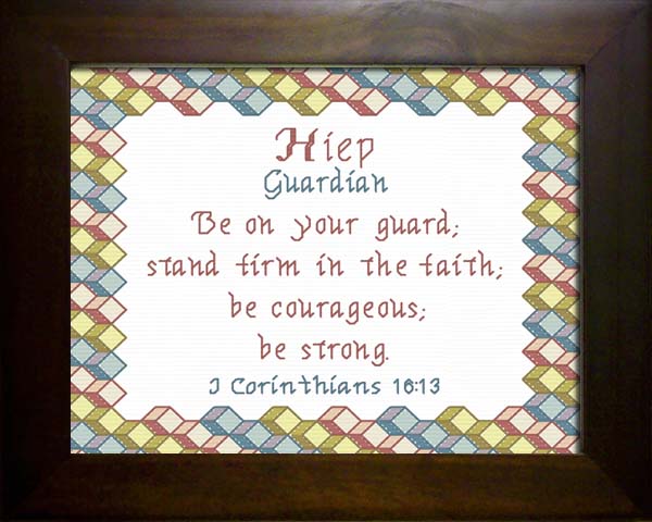 Name Blessings - Hiep