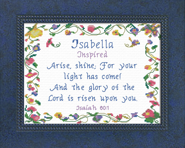Name Blessings - Isabella3