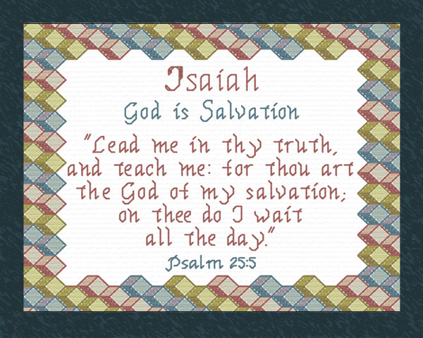 Name Blessings - Isaiah2
