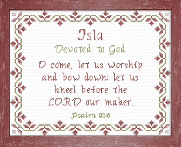 Name Blessings - Isla