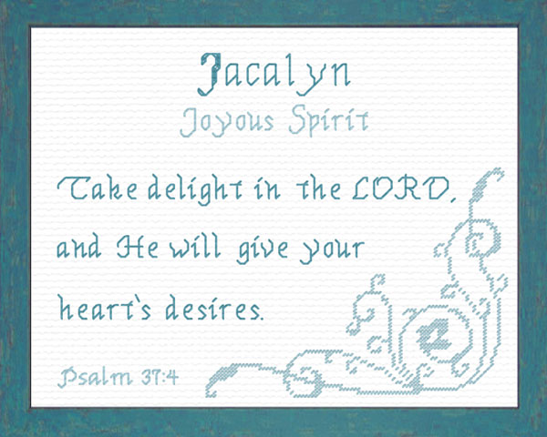 Name Blessings - Jacalyn