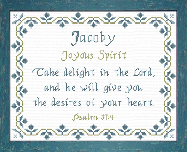 Name Blessings - Jacoby