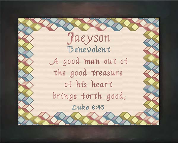 Name Blessings - Jaeyson