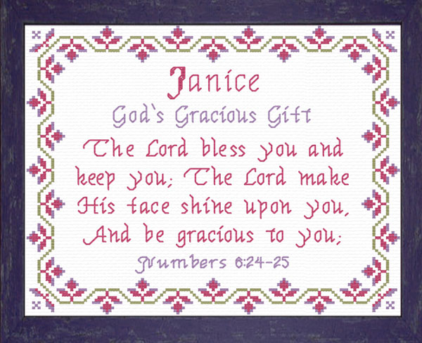 Name Blessings - Janice2