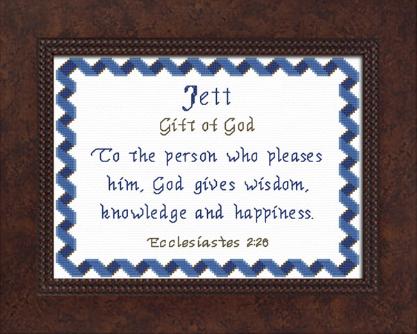 Name Blessings - Jett