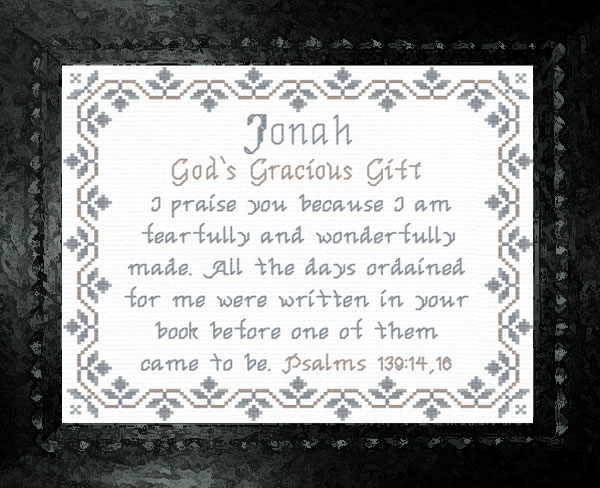 Name Blessings - Jonah