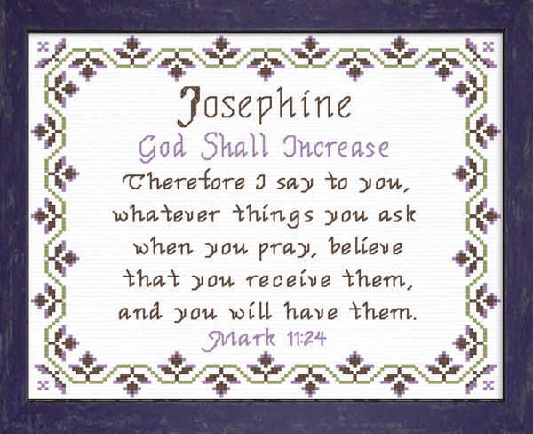 Name Blessings - Josephine4