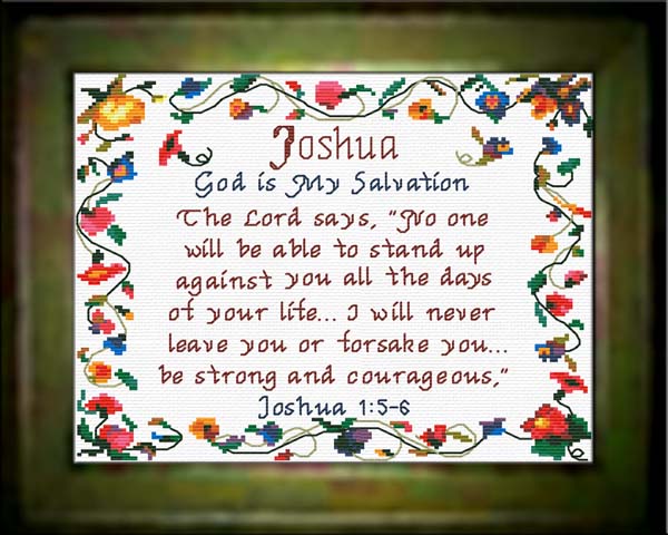 Name Blessings - Joshua
