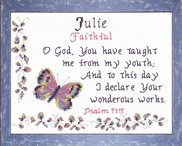 Name Blessings - Julie