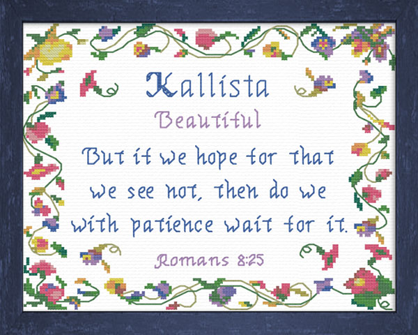 Name Blessings - Kallista