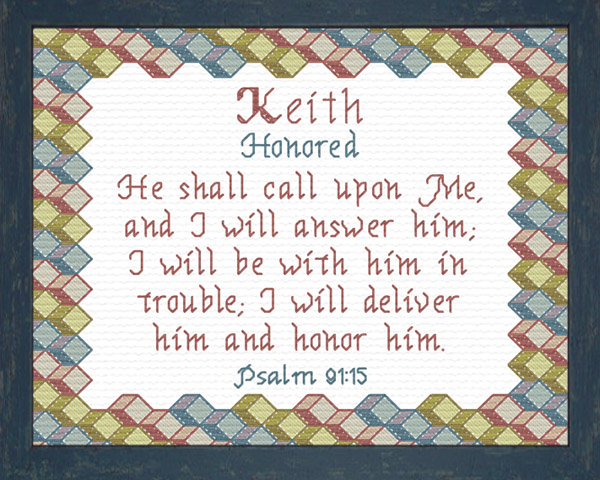 Name Blessings - Keith