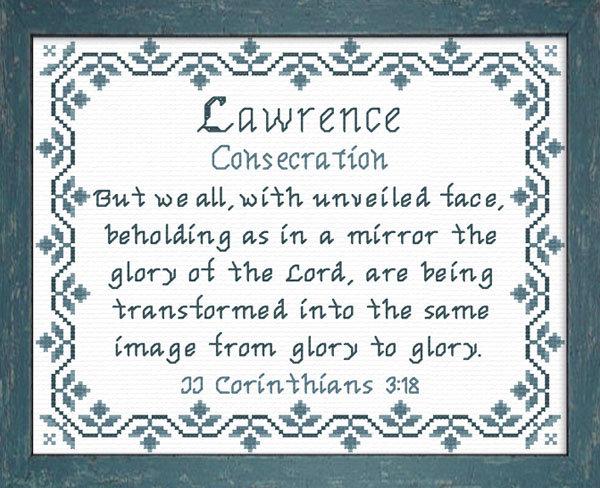 Name Blessings - Lawrence