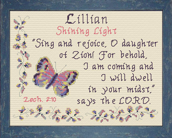 Name Blessings - Lillian