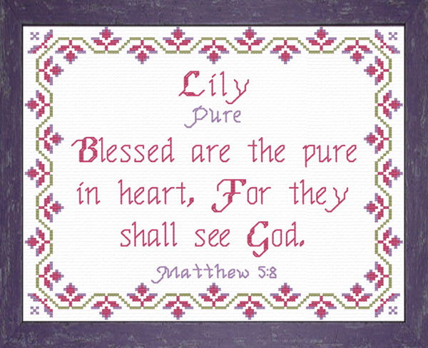 Name Blessings - Lily4