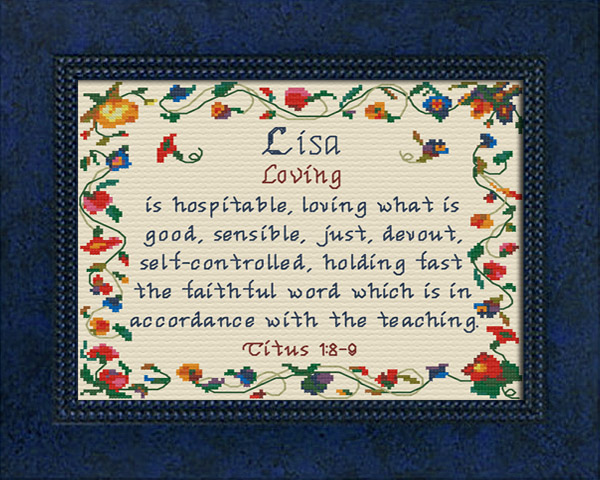 Name Blessings - Lisa3